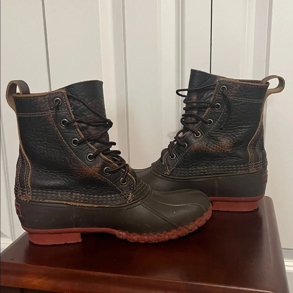 L.L. Bean Boots Duck Boots Bison 8